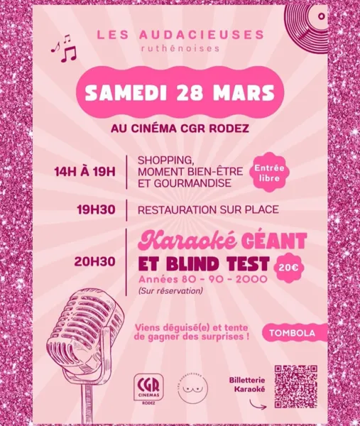 Les Audacieuses font leur cinéma ! Esplanade des rutènes Rodez 2026-03-28