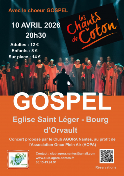 Les Chants de Coton - Concert Gospel Eglise Saint Léger