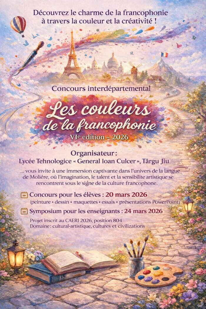 Les couleurs de la Francophonie Liceul Tehnologic General Ioan Culcer Târgu Jiu