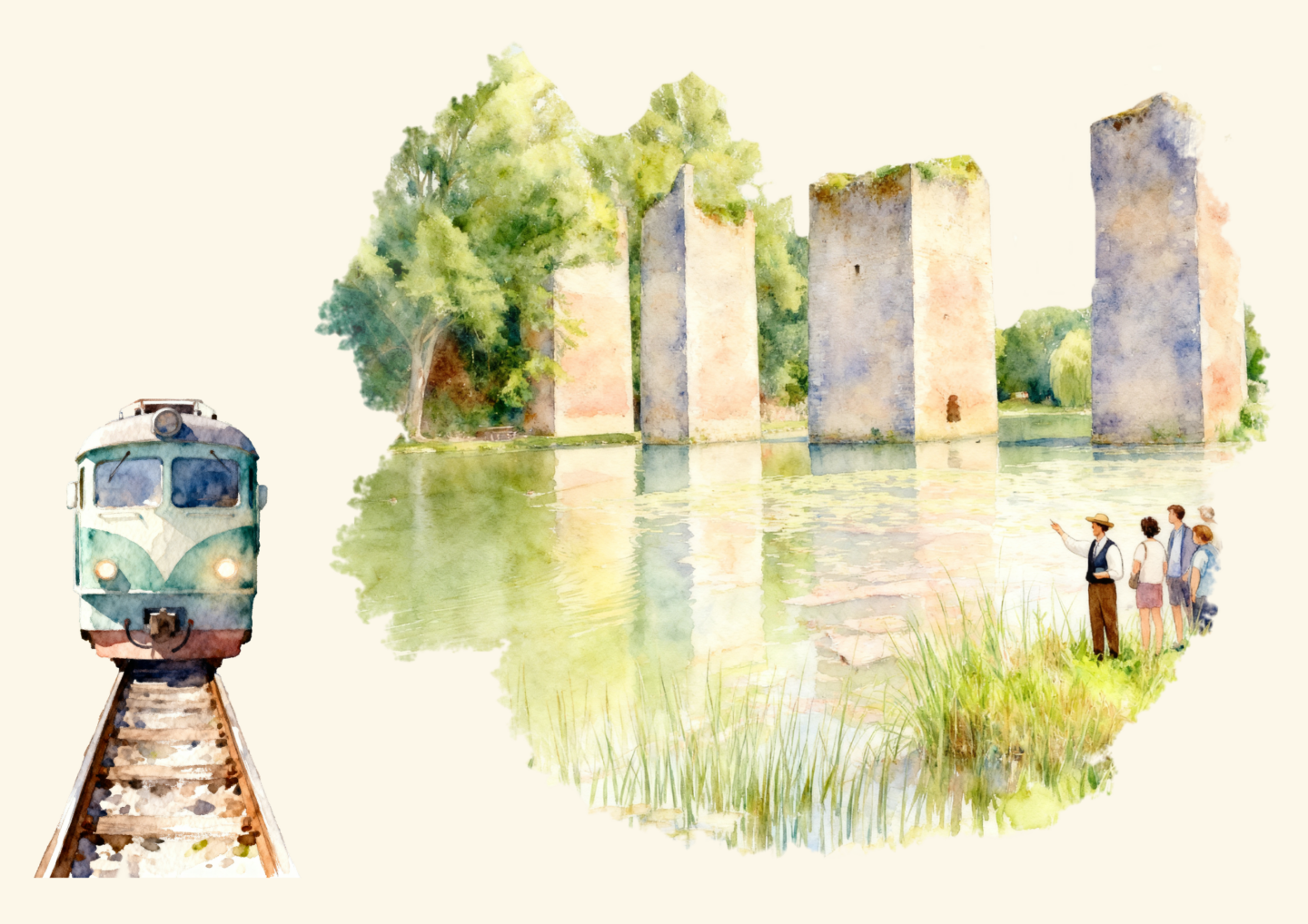 Les Échappées Ferroviaires en Sud Vienne Poitou Visite de Lussac-les-Châteaux au départ de Montmorillon 130 Avenue du Général de Gaulle Montmorillon 2026-04-17