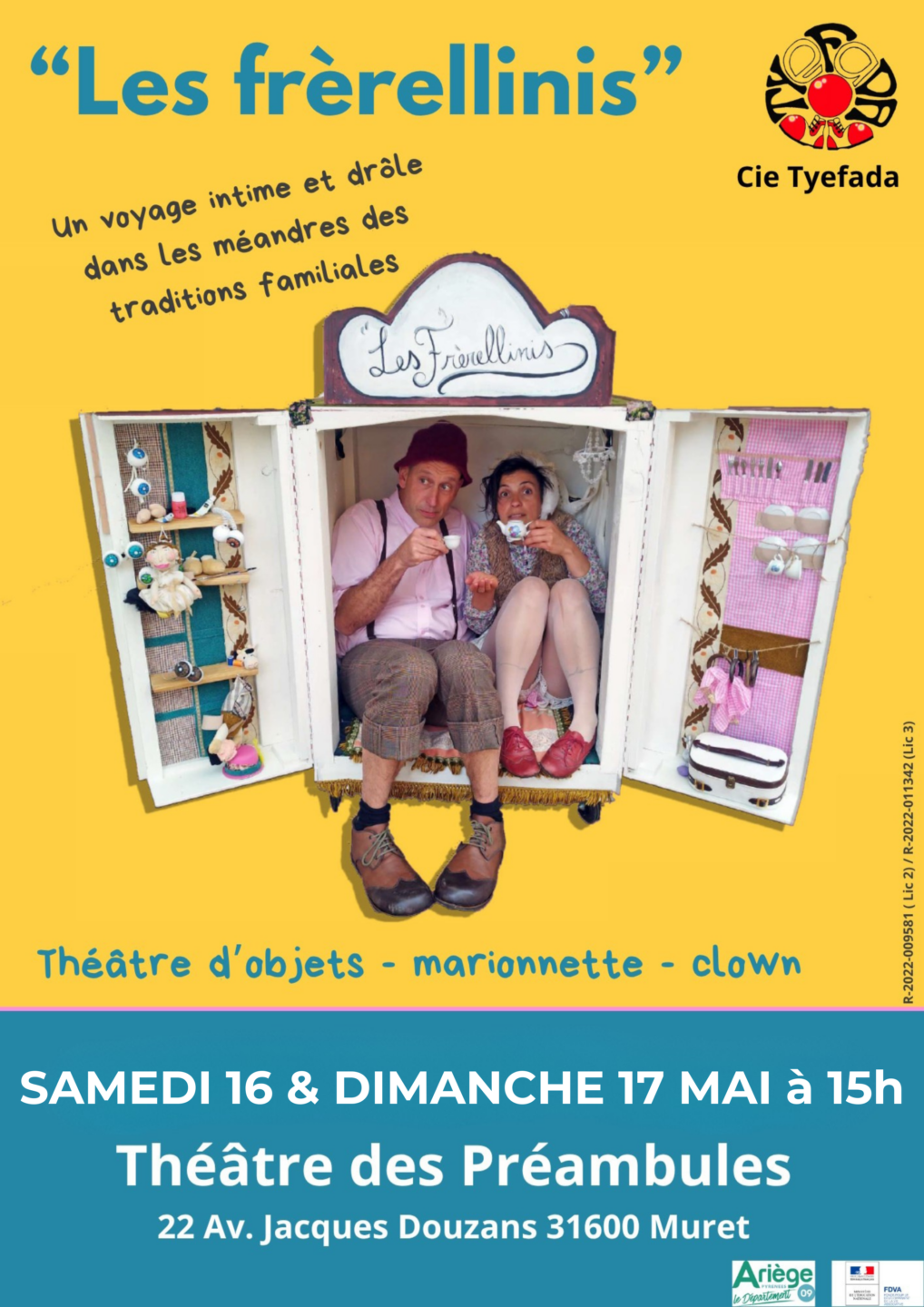 LES FRÈRELLINIS CIE TYEFADA 22 Avenue Jacques Douzans Muret 2026-05-16