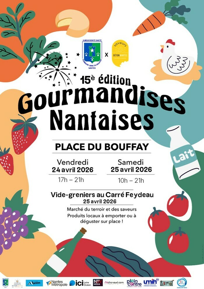 Les Gourmandises Nantaises 15è édition ! Place du Bouffay