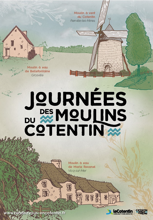Les Journées des Moulins du Cotentin Moulin à eau de Marie Ravenel