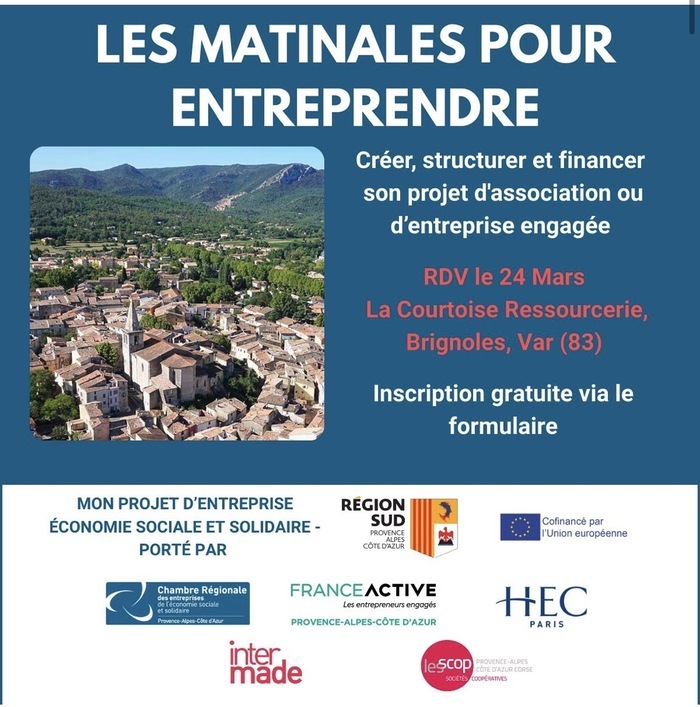 Les Matinales pour Entreprendre - Créer