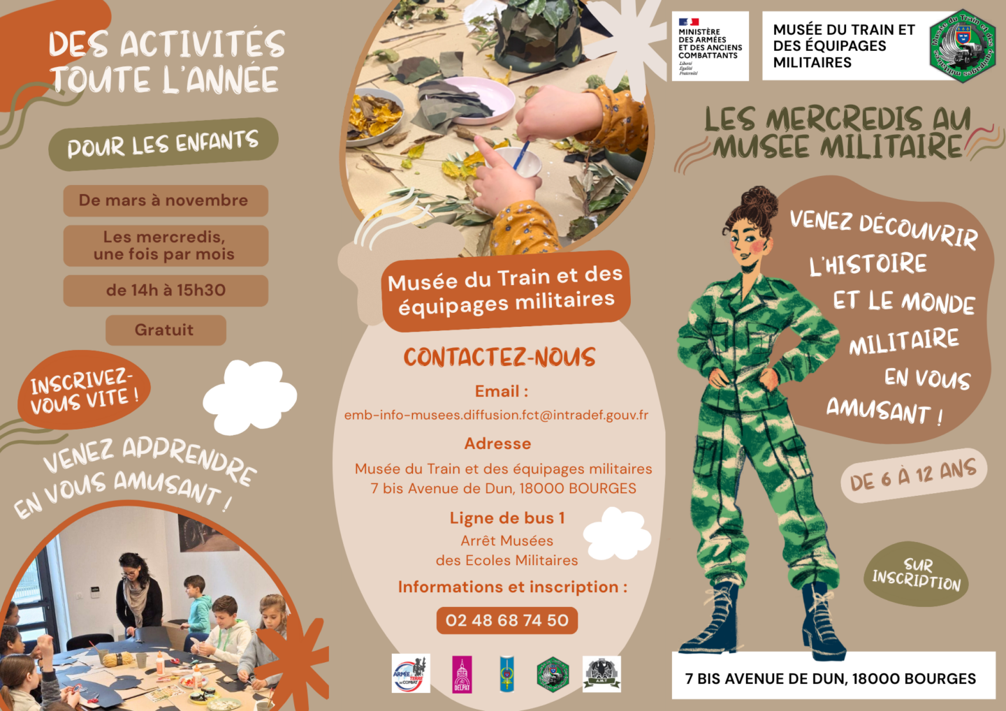 Les Mercredi au Musée du Train Avenue de Dun-sur-Auron Bourges 2026-03-25