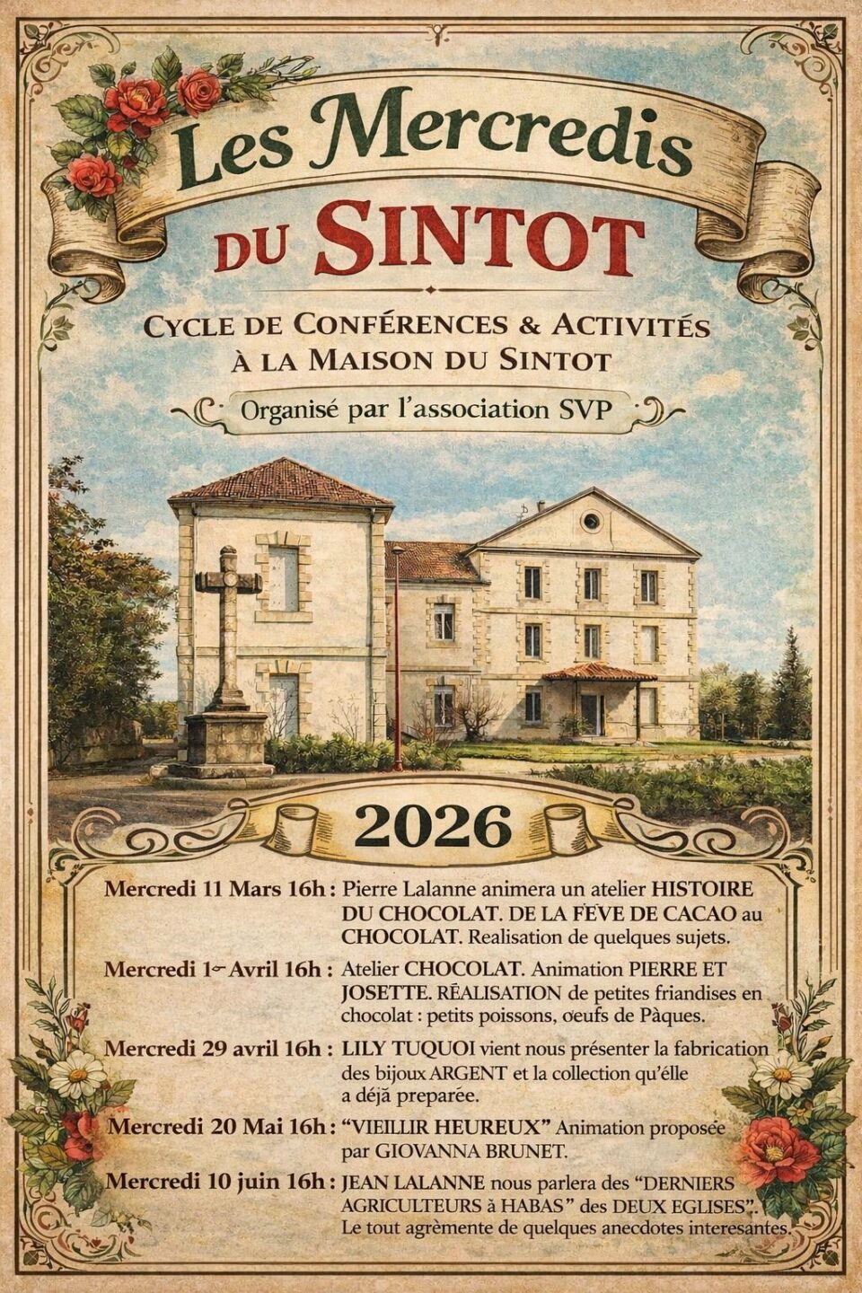 Les mercredis du Sintot La maison du sintot Habas 2026-04-01