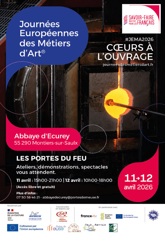 Les Portes du Jeu Journée Européennes des Métiers d'Art 1 Rue de l'Abbaye Montiers-sur-Saulx 2026-04-11