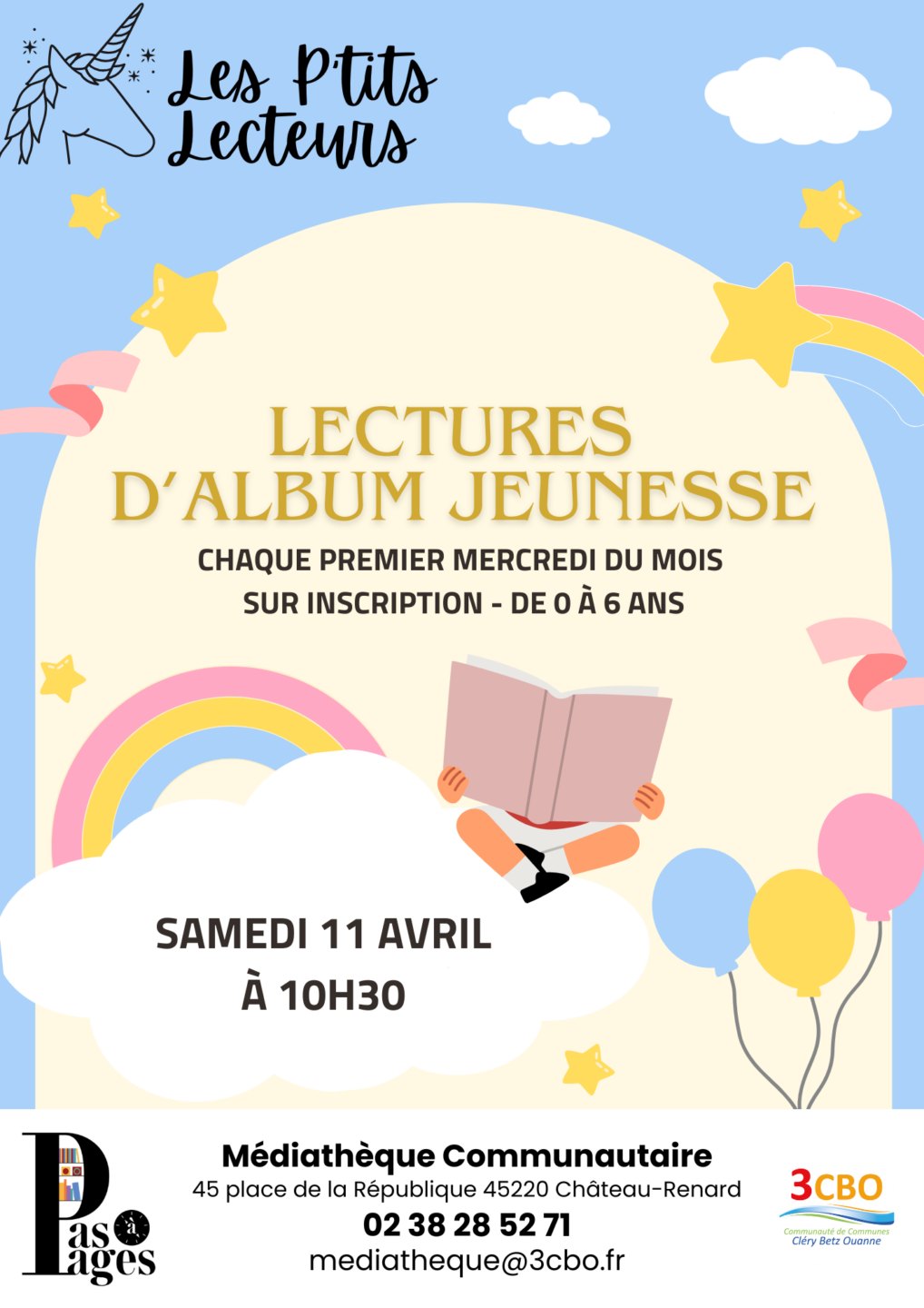 Les p'tits lecteurs 45 Place de la République Château-Renard 2026-04-11