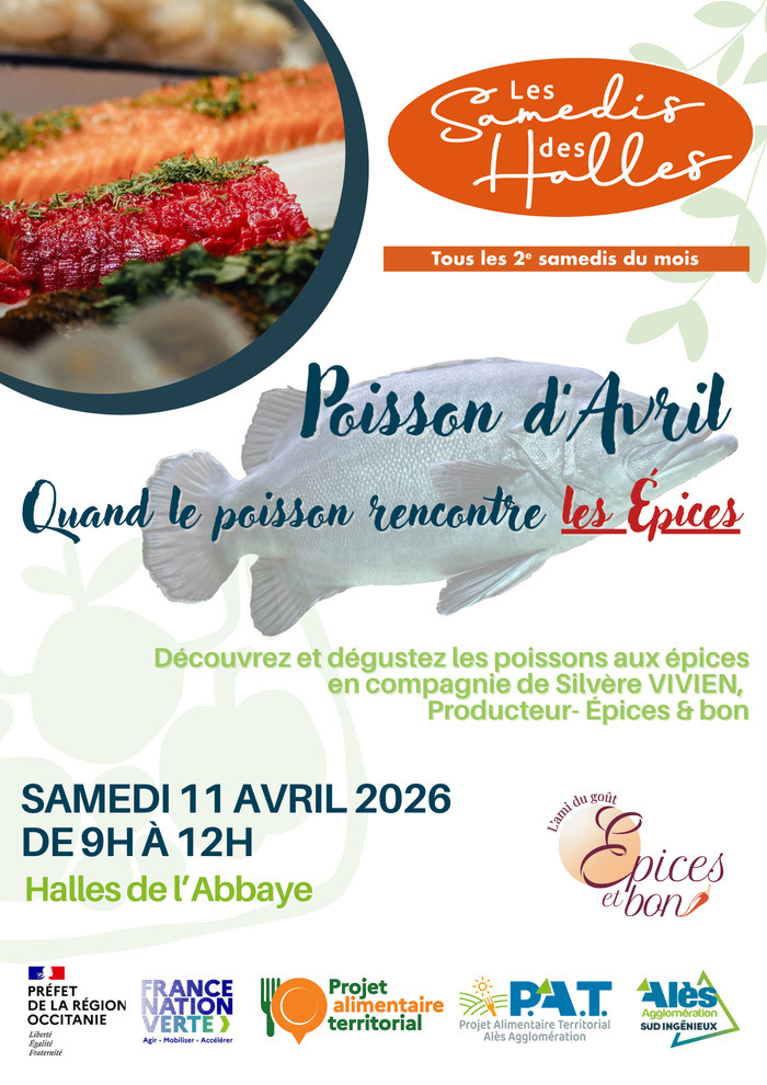 Les Samedis des Halles Halles de l'Abbaye Alès