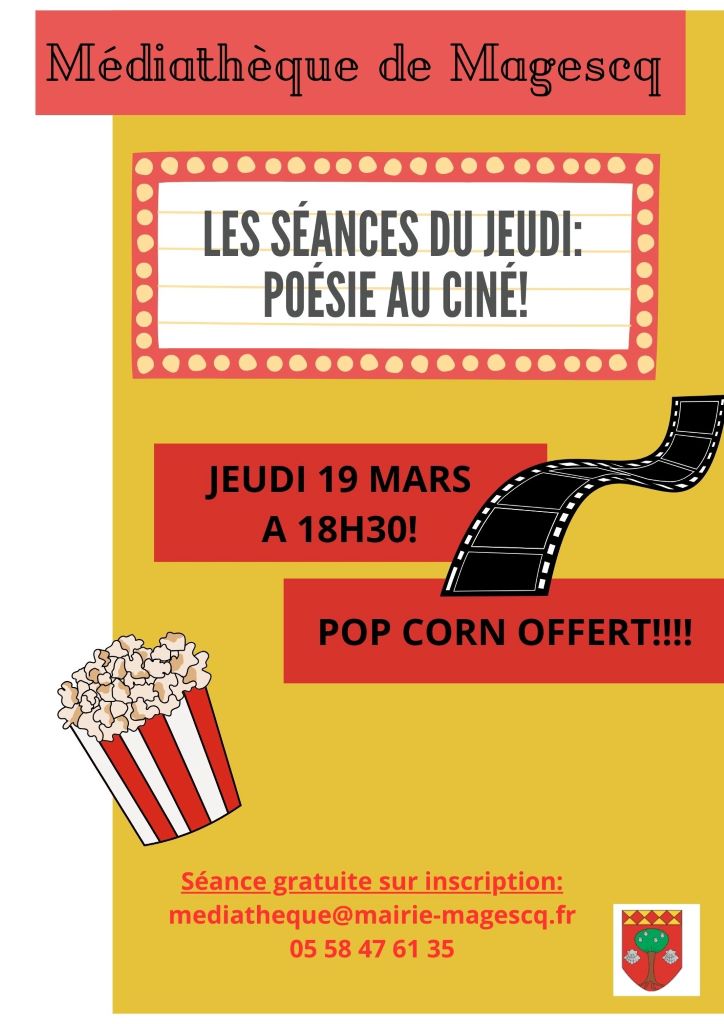 Les séances du jeudi 21 avenue de Maremne Magescq 2026-03-19