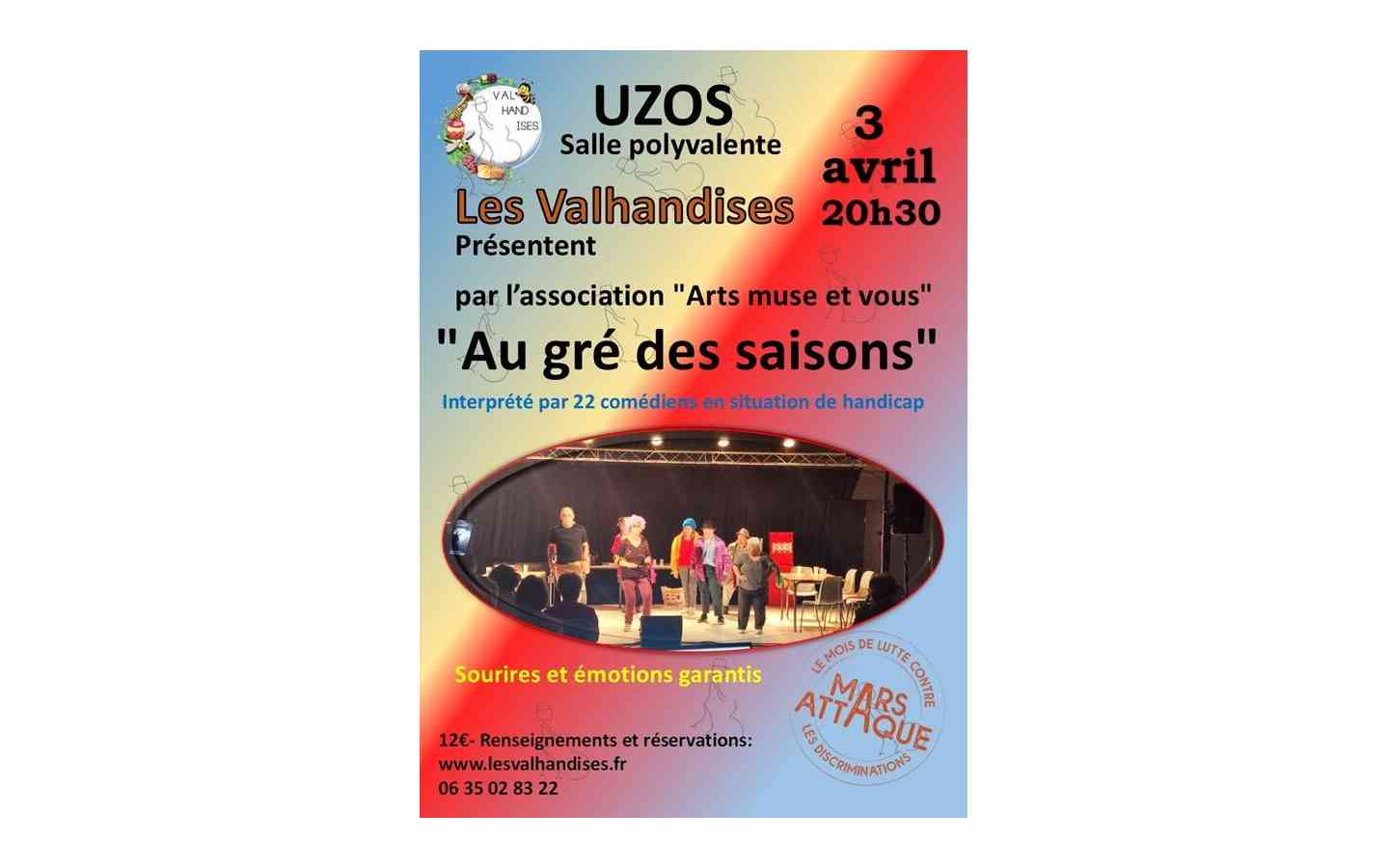 Les Valhandises spectacle Au gré des saisons 24 Route de Nay Uzos 2026-04-03