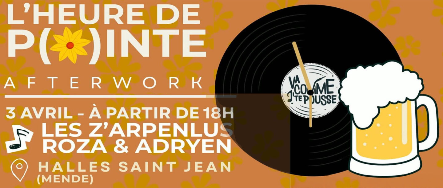 L'HEURE DE P(O)INTE AFTER WORK  Mende 2026-04-03