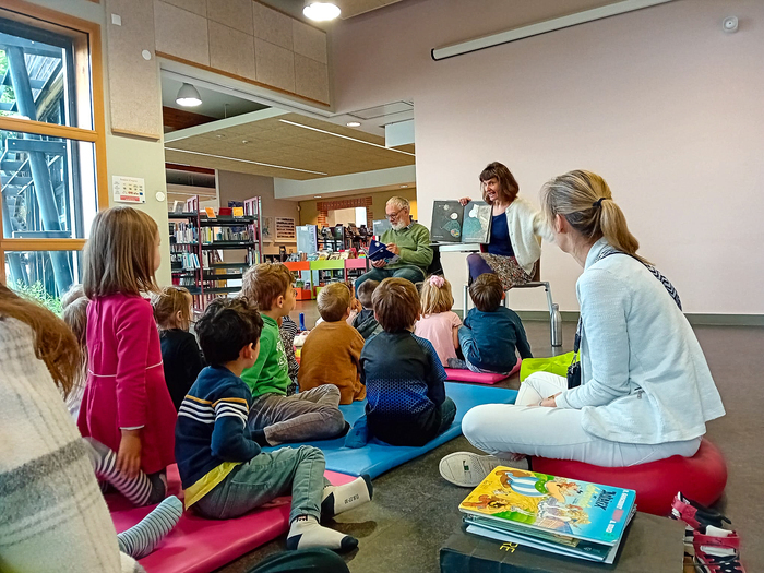 L'heure du conte Médiathèque Le jardin de Lecture - St-Aignan de Grandlieu