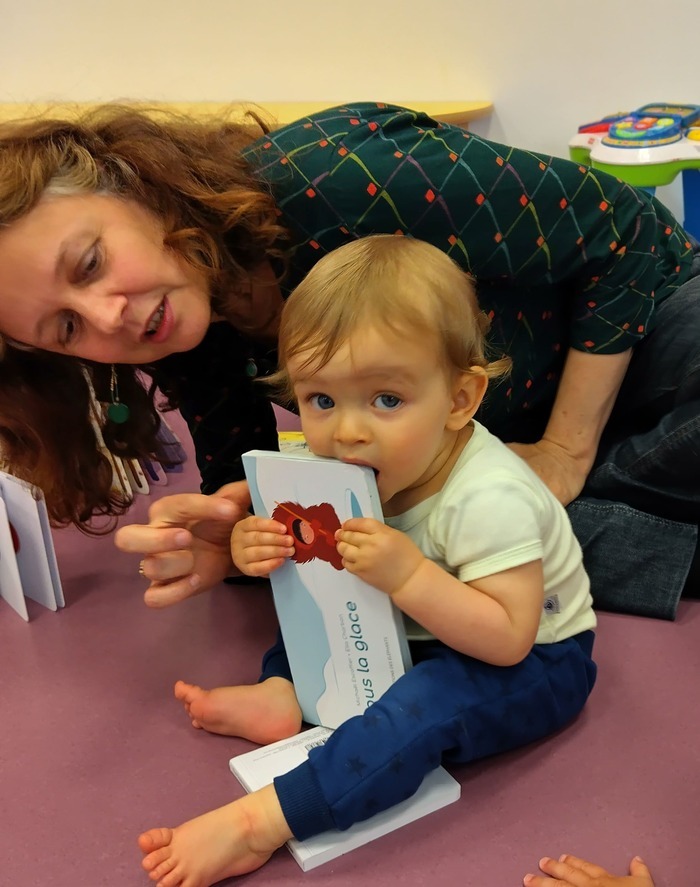 L’intérêt du livre pour les bébés Bibliothèque Simone de Beauvoir Rouen
