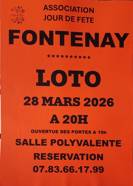 Loto  Fontenay-sur-Loing 2026-03-28