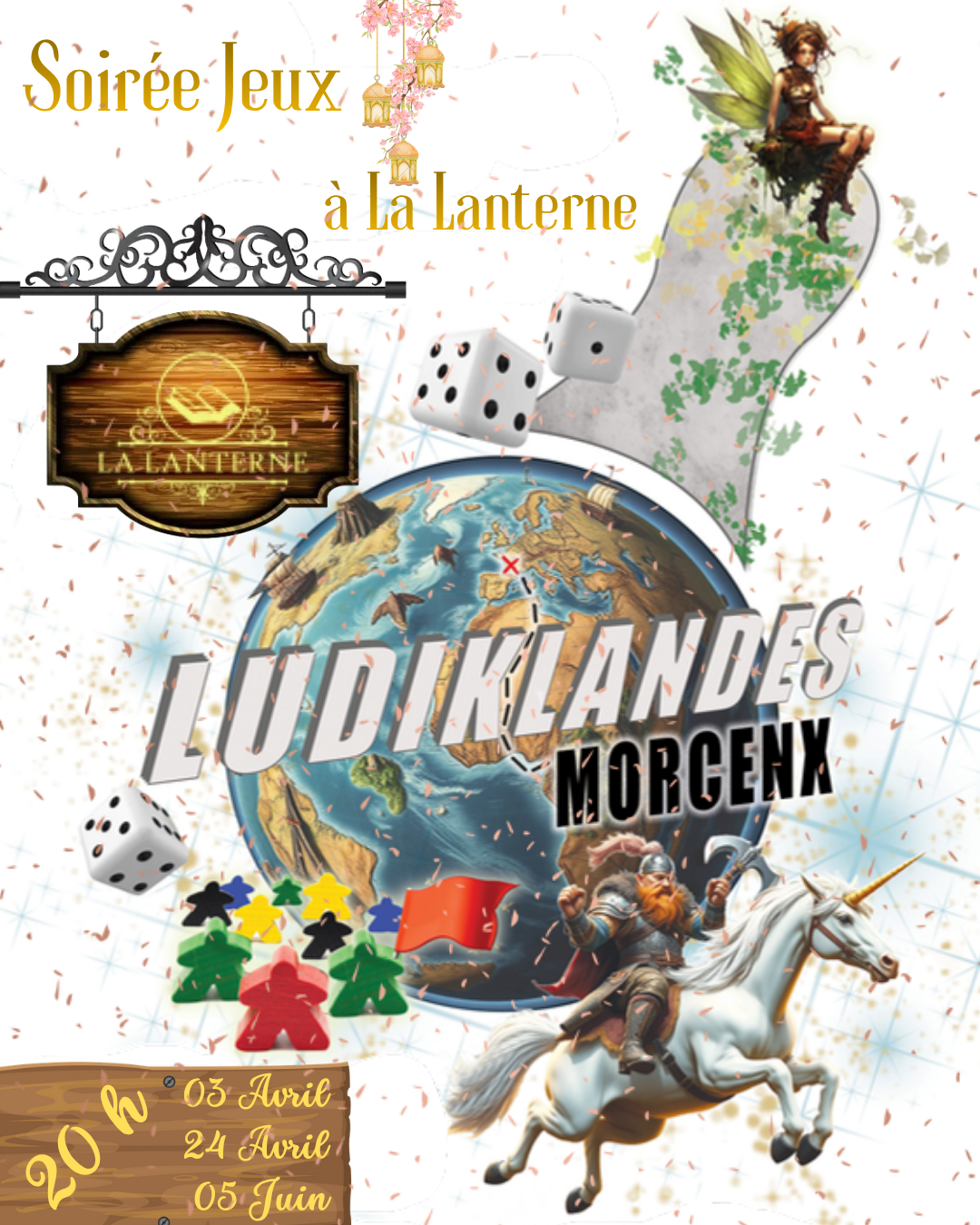 Ludiklandes joue à La Lanterne La Lanterne 20 Pl. Aristide Briand Morcenx-la-Nouvelle 2026-04-03