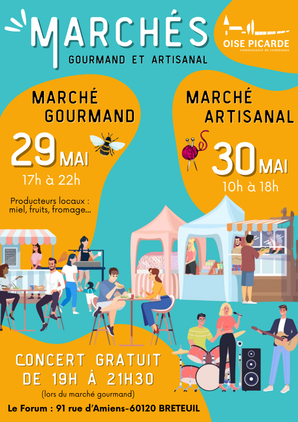 Marché artisanal 91 Rue d'Amiens Breteuil 2026-05-30