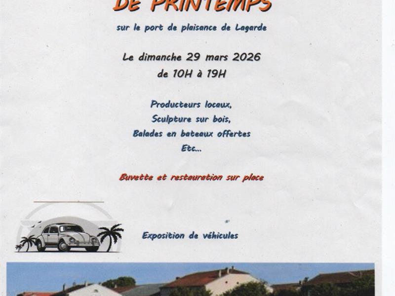 Marché de printemps PORT DE PLAISANCE Lagarde 2026-03-29