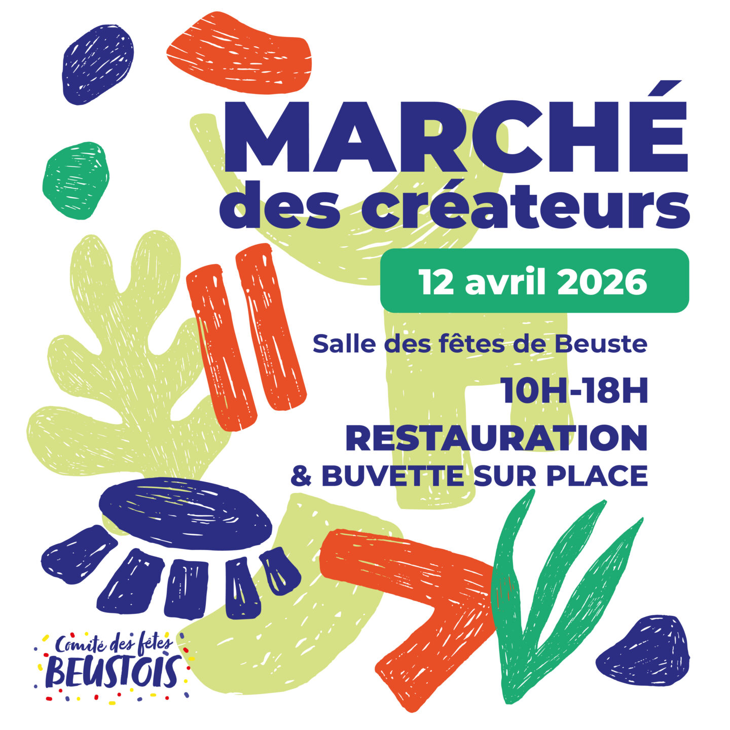 Marché des créateurs de Beuste Rue de la Ribère Beuste 2026-04-12