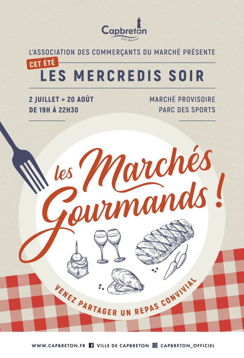 Marché Gourmand de Capbreton Rue du Stade Capbreton 2026-08-05