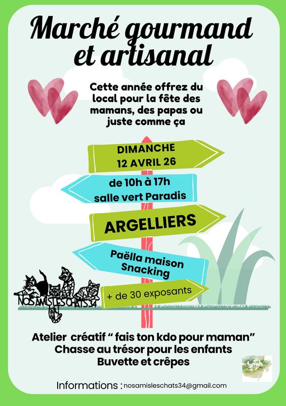 MARCHÉ GOURMAND ET ARTISANAL Route de Montarnaud Argelliers 2026-04-12