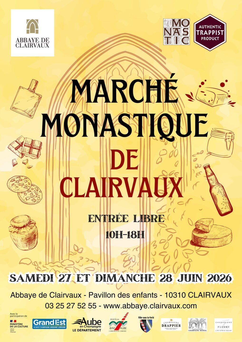 Marché monastique  Ville-sous-la-Ferté