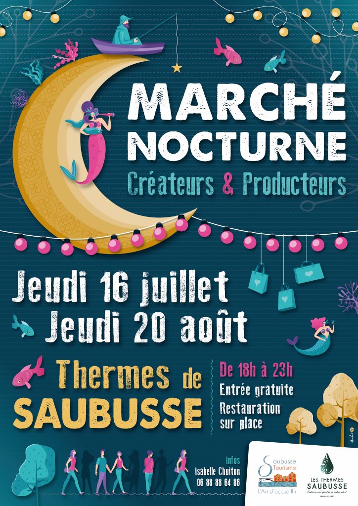 Marché nocturne 150 avenue des bains Saubusse 2026-07-16
