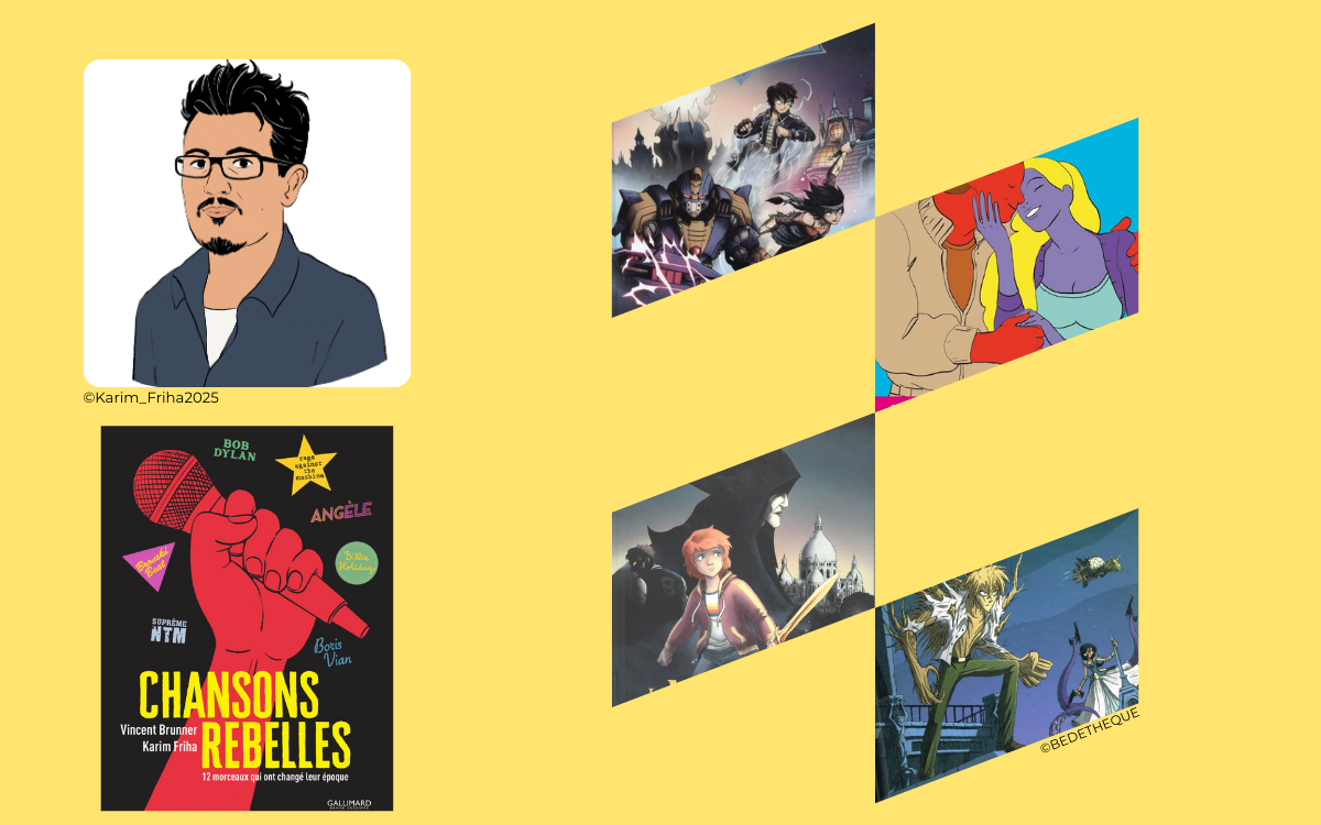 Masterclass dessinée avec Karim Friha Médiathèque Virginia Woolf  Paris