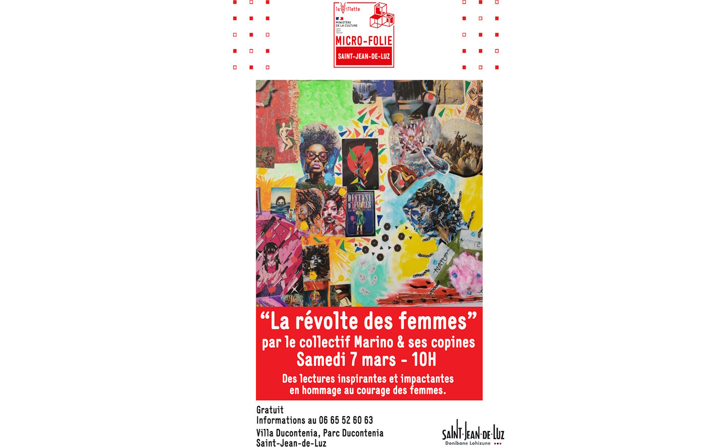 Micro-Folie La révolte des femmes par le collectif Marino et ses copines