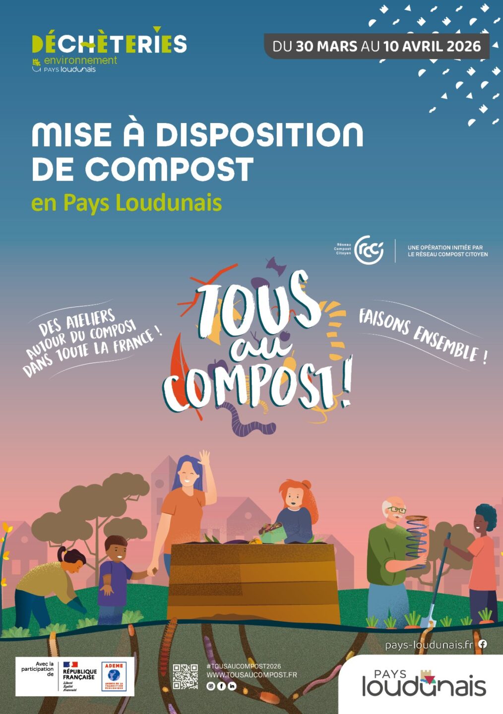 Mise à disposition de Compost en Pays Loudunais  Loudun 2026-03-30