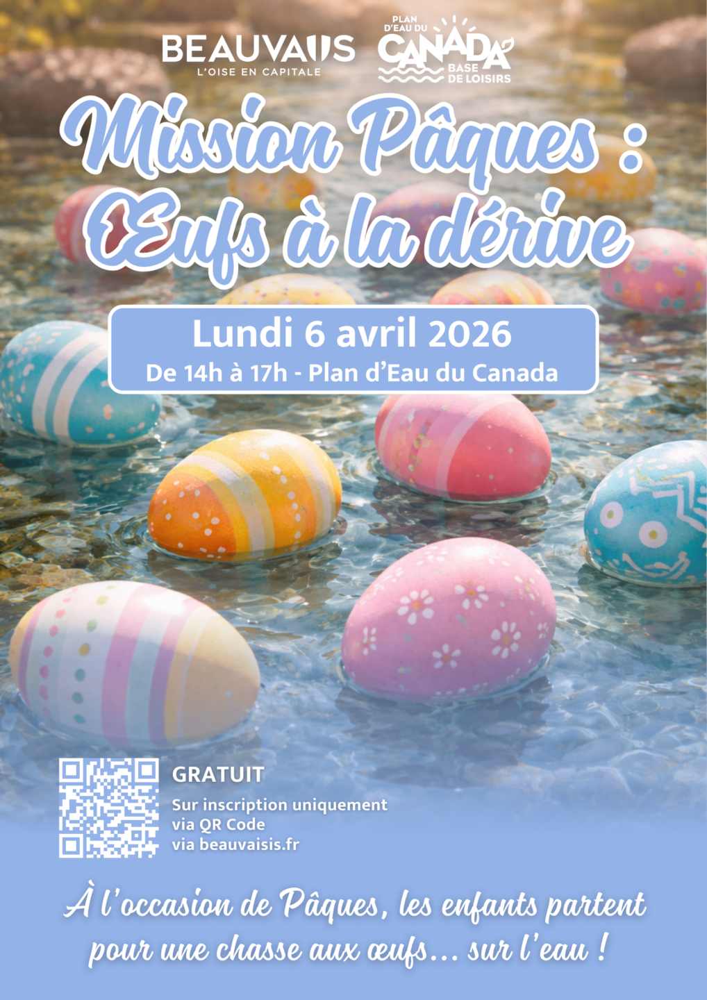 Mission Pâques Œufs à la dérive 147 Rue de la Mie au Roy Beauvais 2026-04-06