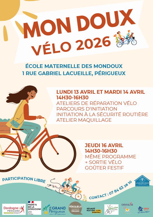 Mon Doux Vélo 1 Rue Gabriel Lacueille Périgueux 2026-04-13
