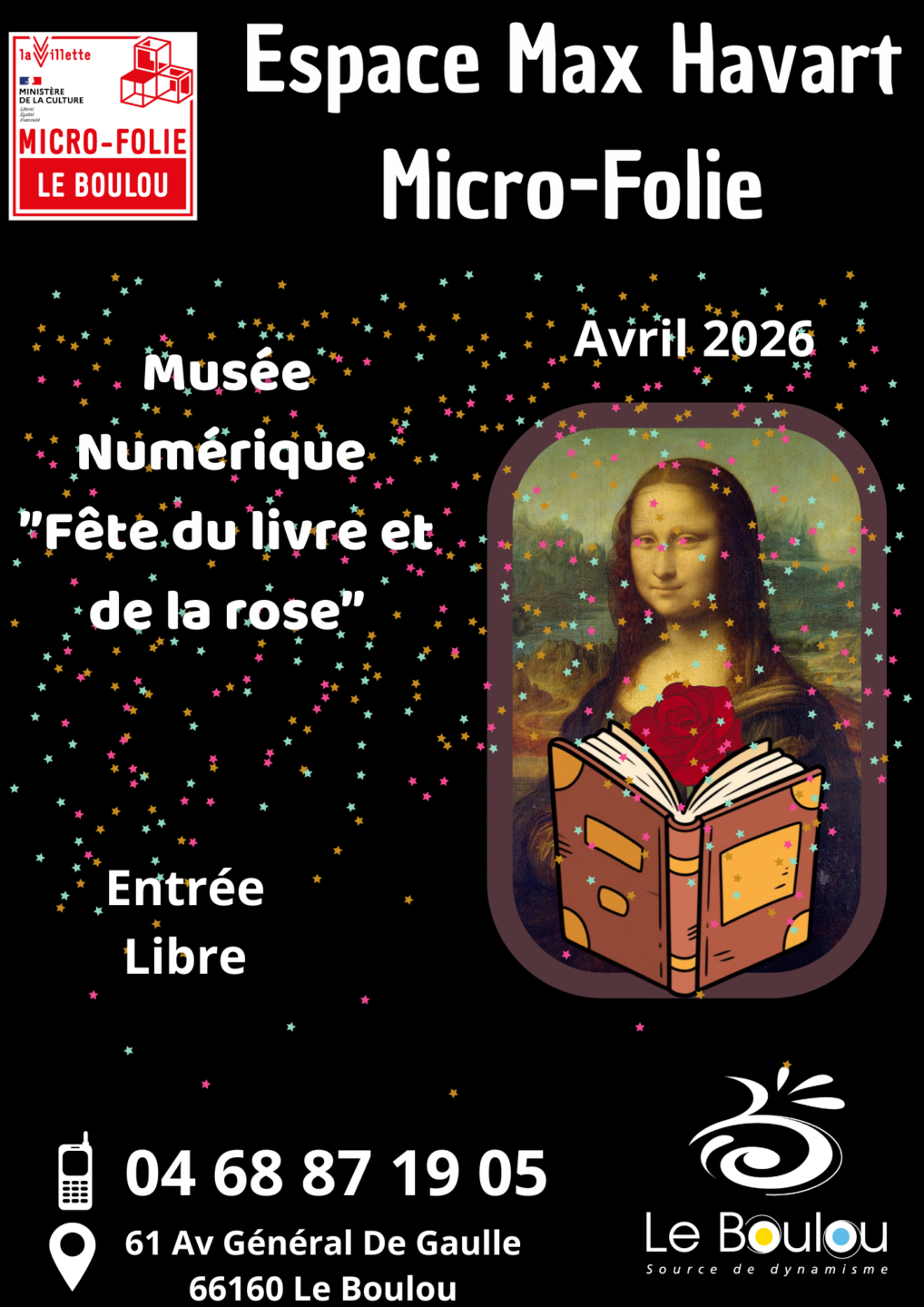 MUSÉE NUMÉRIQUE COLLECTION LA FÊTE DU LIVRE ET DE LA ROSE 61 Avenue du Gén de Gaulle Le Boulou 2026-04-01