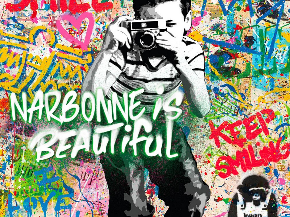 NARBONNE IS BEAUTIFUL MR BRAINWASH 3 Place Roger Salengro Narbonne 2026-05-02