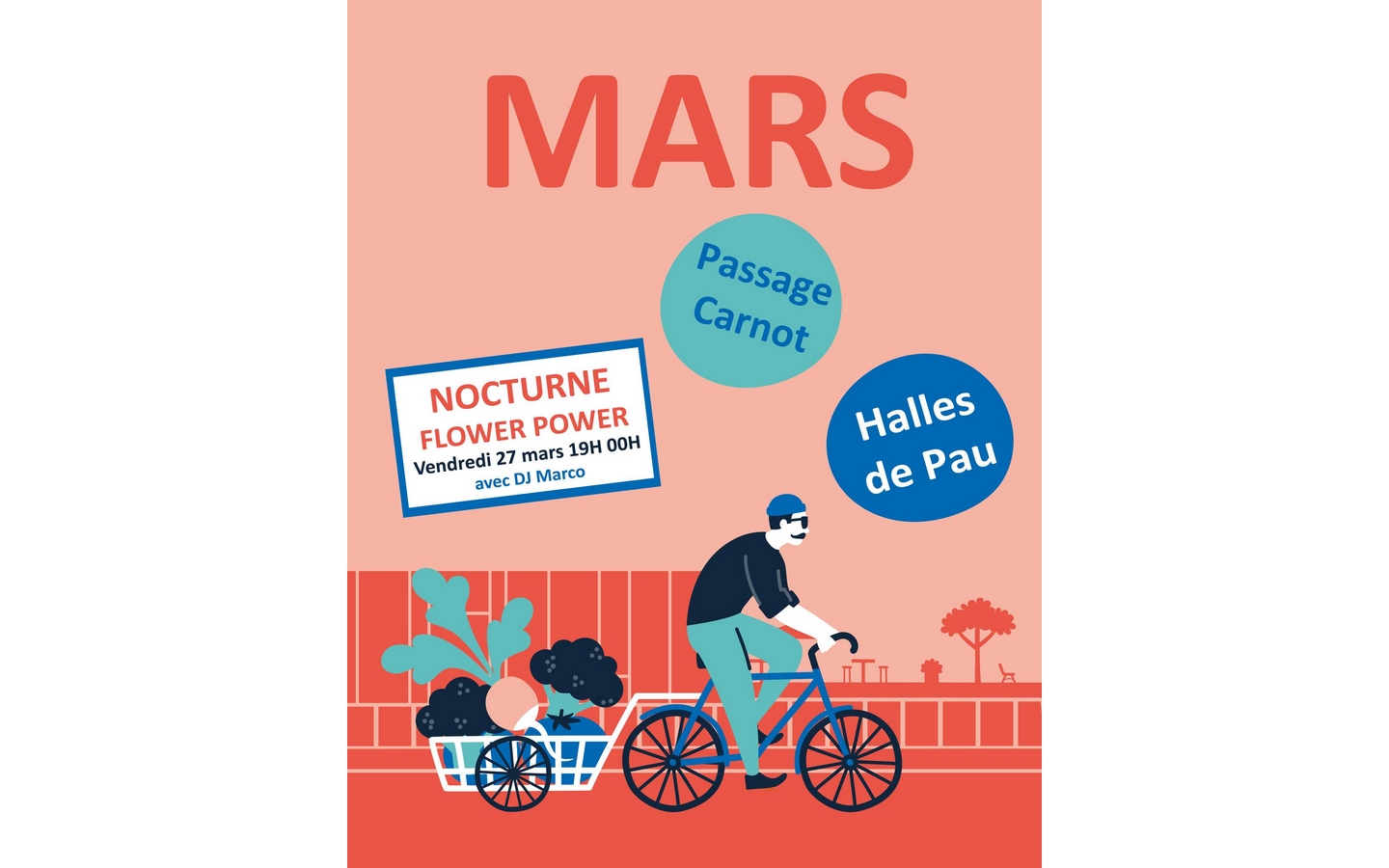 Nocturne aux Halles 8 rue Carnot Pau 2026-03-27