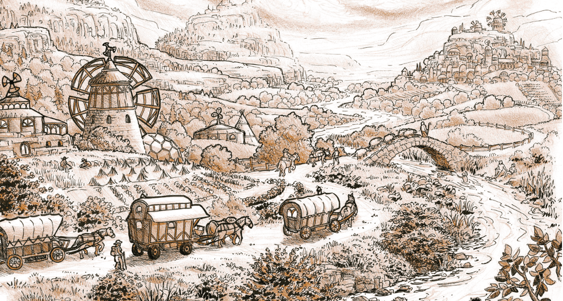 Nomades des terres Tournée en Calèche Médiation vivante et artistique  Biars-sur-Cère 2026-05-25