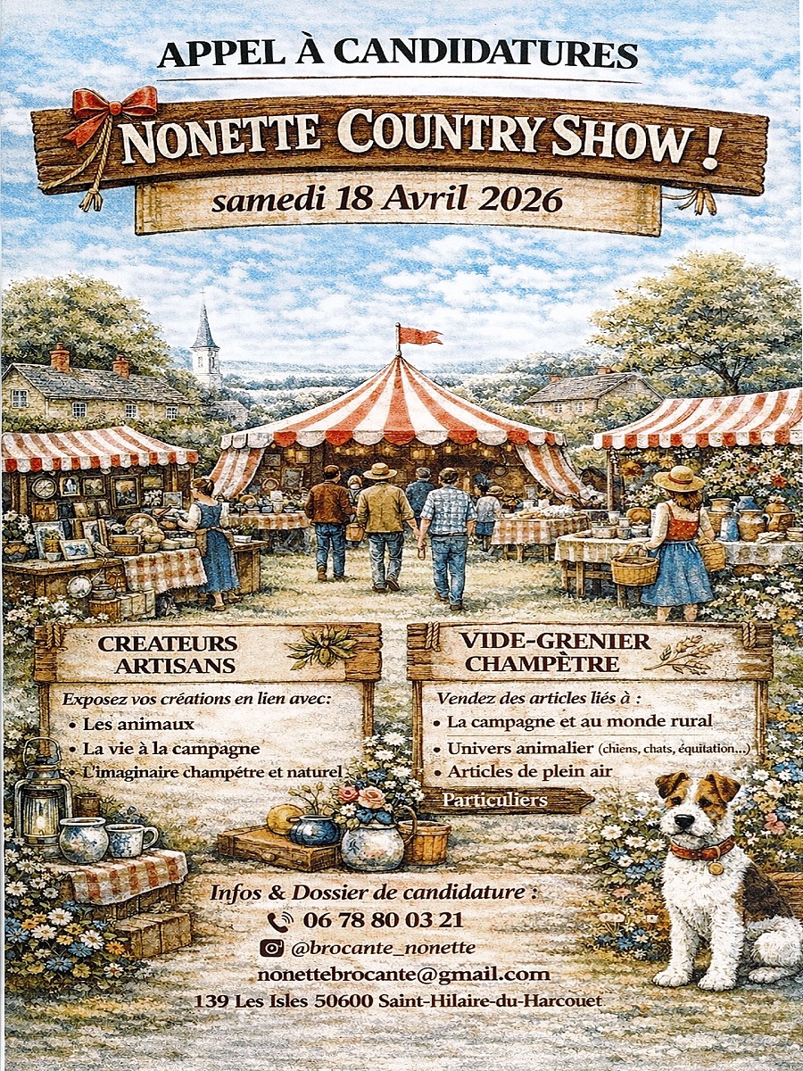 Nonette Country Show 139 les isles Saint-Hilaire-du-Harcouët 2026-04-18