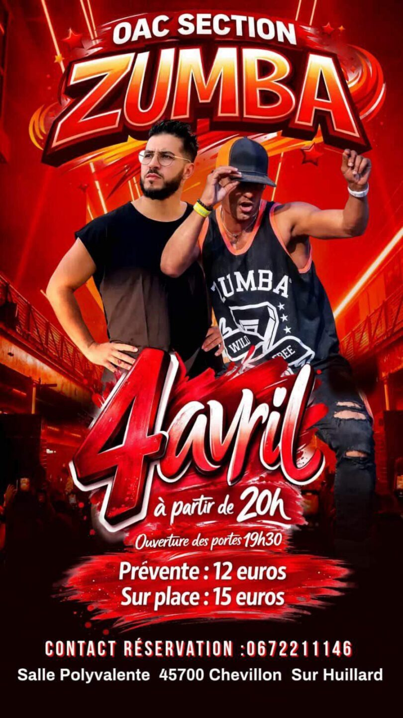 OAC Section zumba  Chevillon-sur-Huillard 2026-04-04