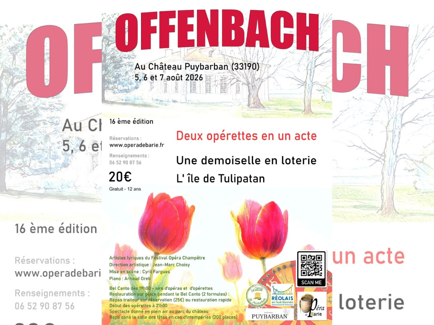 Opéra de Barie Offenbach Bourg Puybarban 2026-08-05