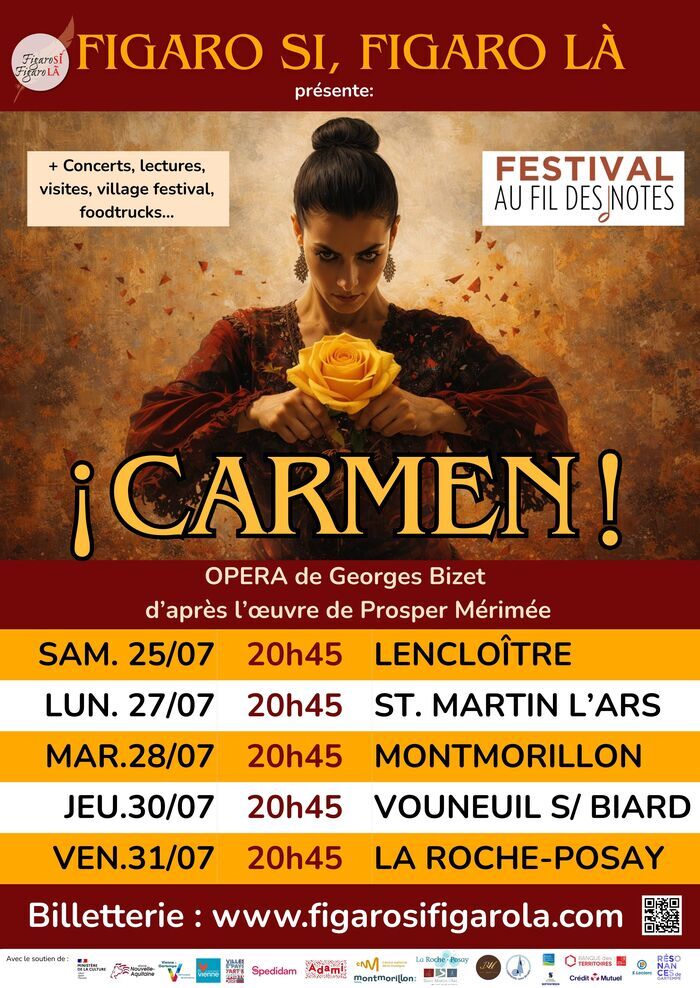 Opéra ¡ CARMEN ! Salle multimédia Lencloître 2026-07-25