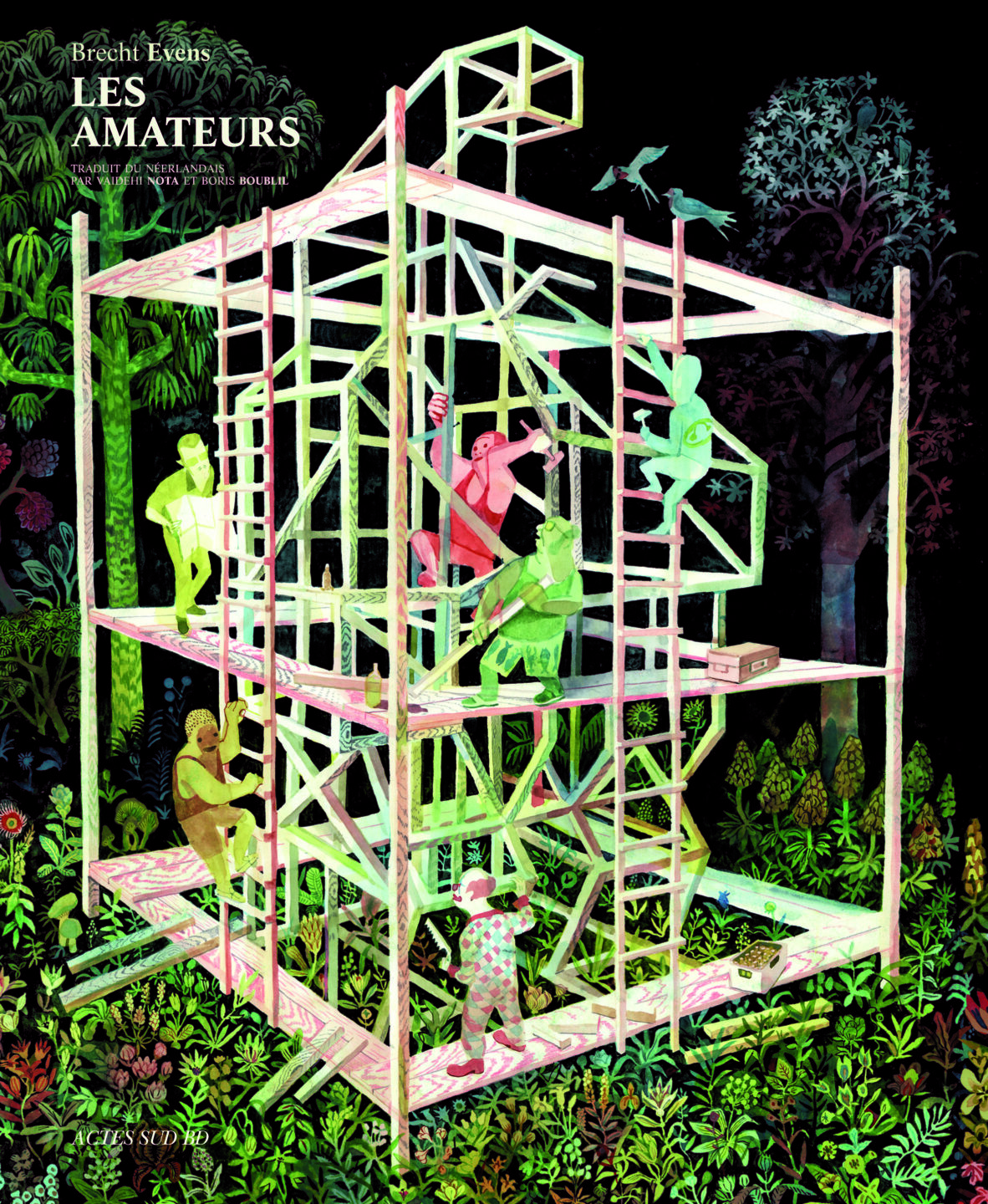 Couverture du roman graphique Les Amateurs