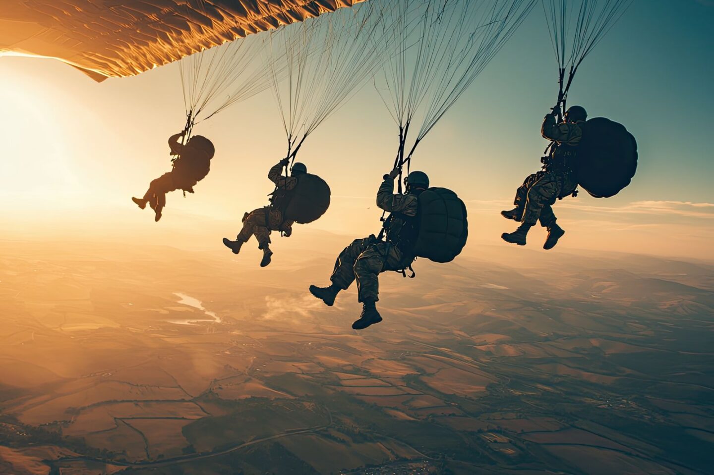 Parachutages à Omaha Beach