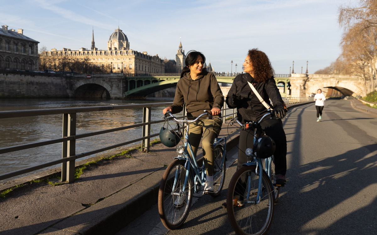 Paris Sportives : Apprentissage du vélo Tolbiac Départ Tolbiac  Paris