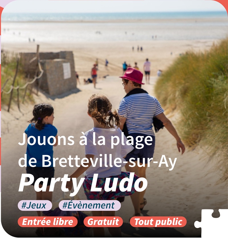 Party Ludo Jouons à la plage 8 place du fairage Périers 2026-06-27