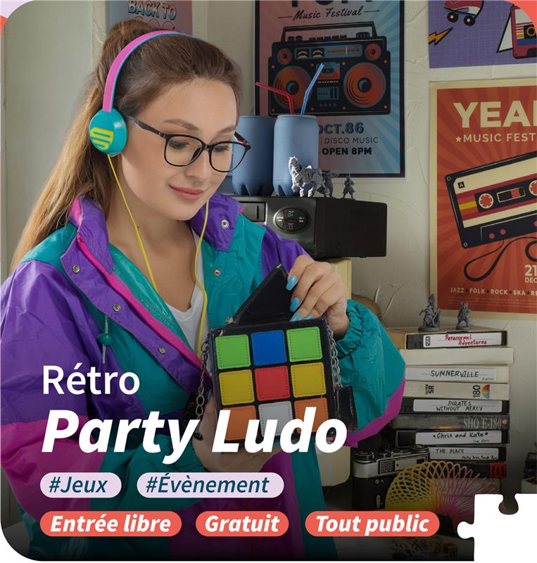 Party Ludo Retro 8 place du fairage Périers 2026-04-25