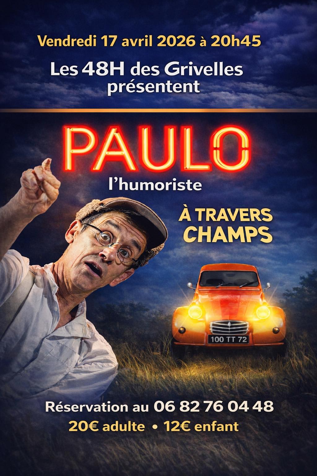 Paulo à travers champs Les Grivelles Sancoins 2026-04-17