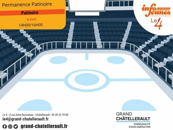 Permanence patinoire 3 rue Clément Krebs Châtellerault 2026-04-08