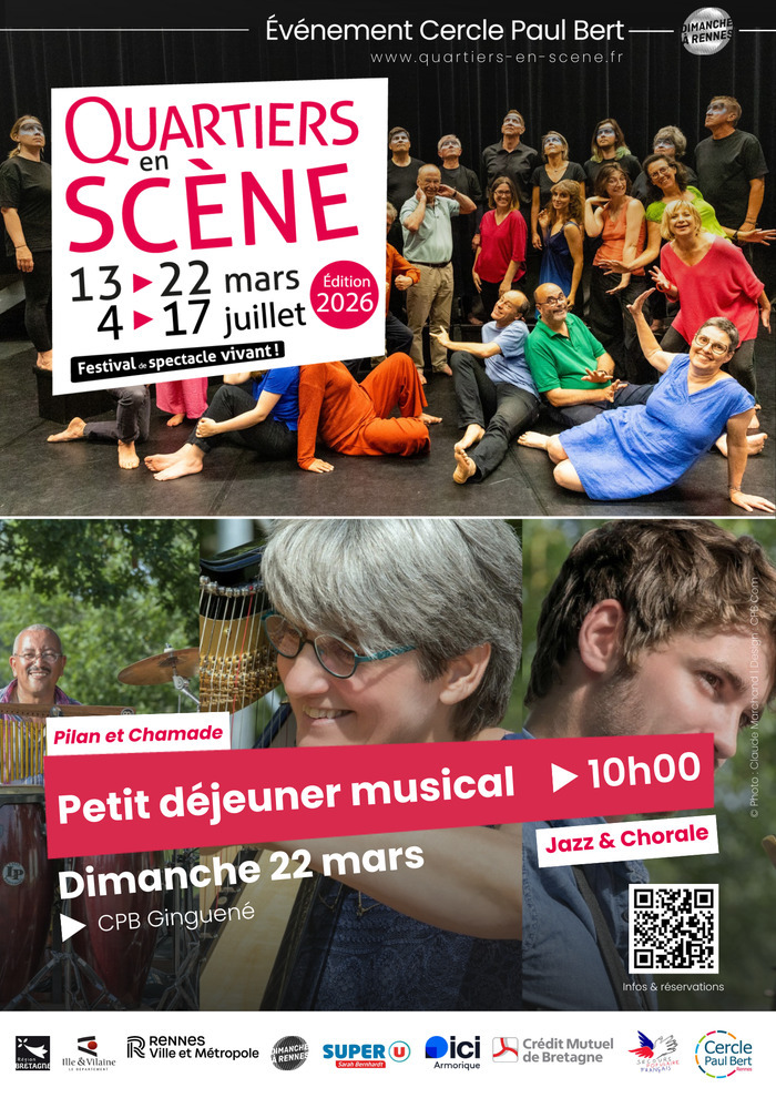 Petit déjeuner musical | Pilan et Chamade Cercle Paul Bert Ginguené Rennes