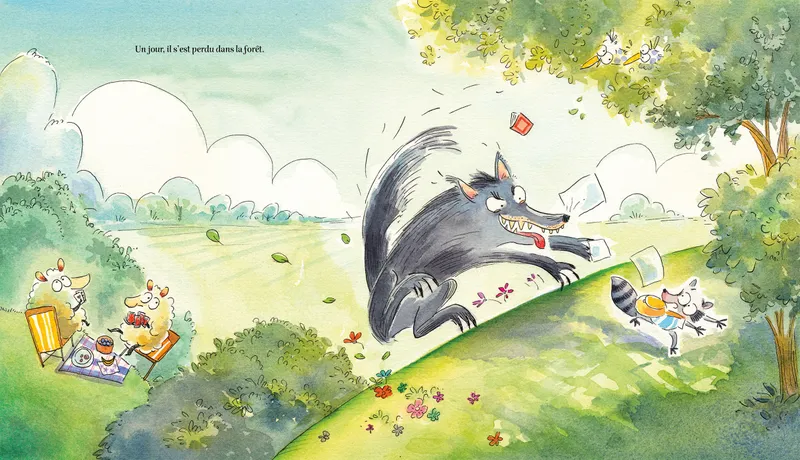 Petit Tête en l’air, intérieur de l’album