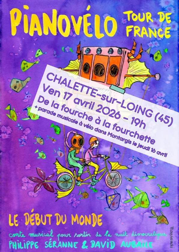 Pianovélo Tour de France Rue Jean Lamy Châlette-sur-Loing 2026-04-17